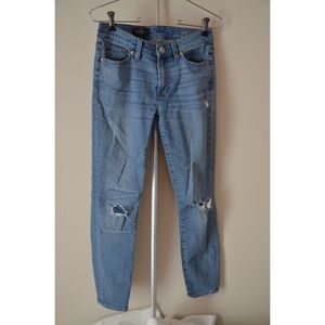 J.Crew toothpick skinny flex jeans